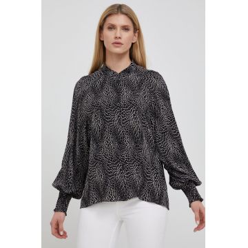 Gestuz camasa femei, culoarea negru, regular Gestuz camasa femei, culoarea negru, regular