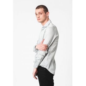 Camasa cu model din amestec de bumbac