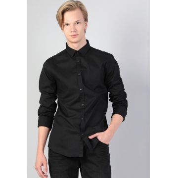 Camasa slim fit din amestec de bumbac Camasa slim fit din amestec de bumbac