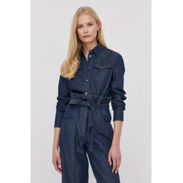 MAX&Co. camasa din bumbac femei, cu guler clasic, slim