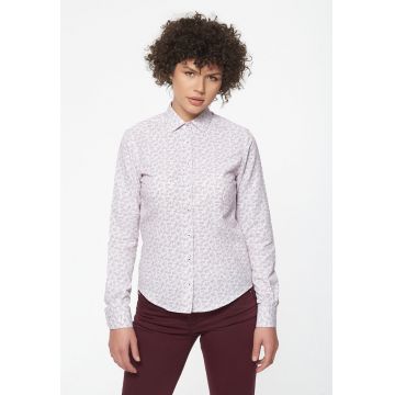 Camasa slim fit cu imprimeu grafic