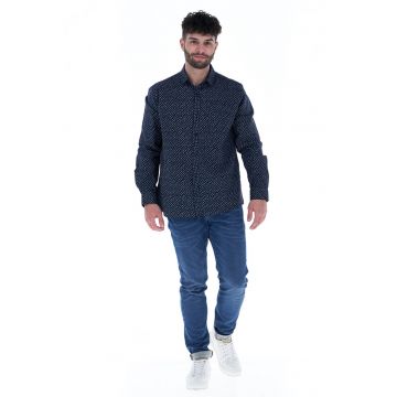 Camasa de bumbac cu imprimeu floral