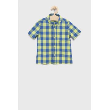 GAP camasa de bumbac pentru copii culoarea galben