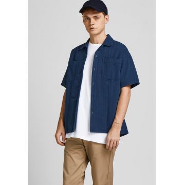 Camasa relaxed fit cu buzunare pe piept Kyoto