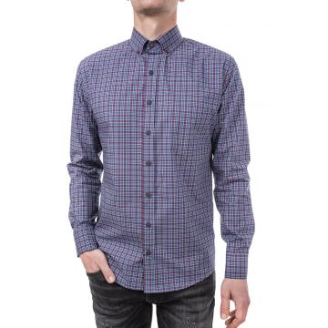 Camasa slim fit cu buzunar pe piept