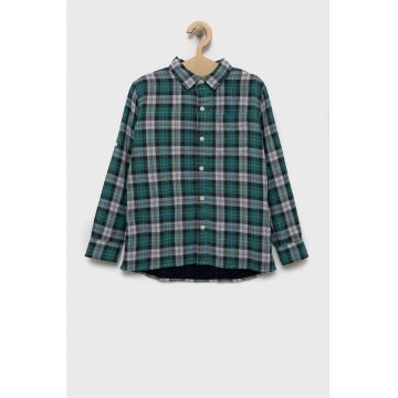 GAP camasa de bumbac pentru copii culoarea verde