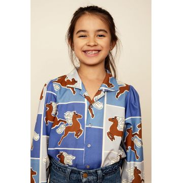 Mini Rodini camasa de bumbac pentru copii