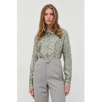 Beatrice B camasa de matase femei, cu guler clasic, regular