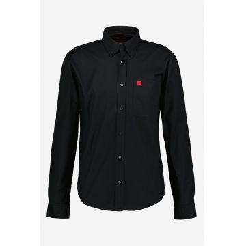 Camasa slim fit cu buzunar pe piept Evito