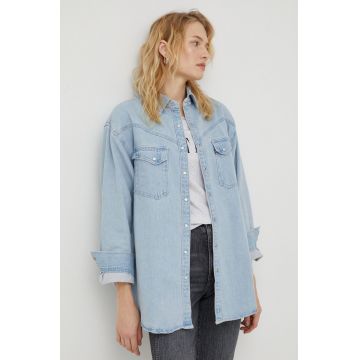 Levi's camasa femei, cu guler clasic, regular