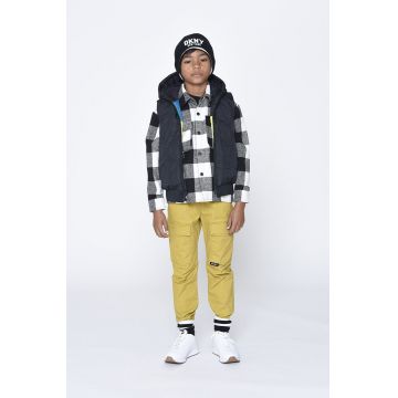 Dkny camasa copii culoarea negru