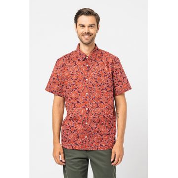 Camasa slim fit cu buzunar pe piept