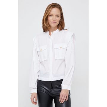 Sisley camasa femei, culoarea alb, relaxed