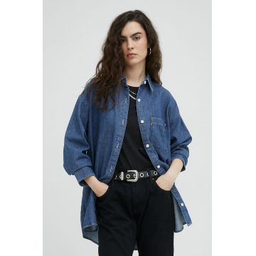 Levi's camasa femei, cu guler clasic, relaxed