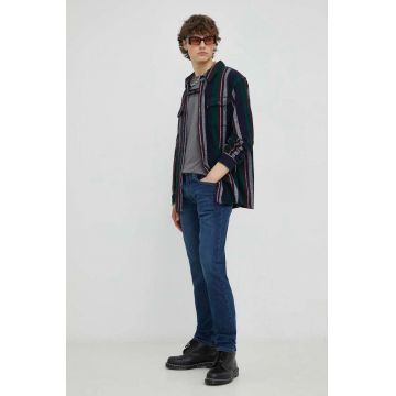Levi's camasa din bumbac barbati, cu guler clasic, relaxed