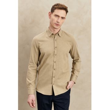 Camasa slim fit din amestec de bumbac Camasa slim fit din amestec de bumbac