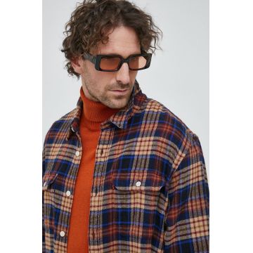 Levi's camasa din bumbac barbati, cu guler clasic, relaxed