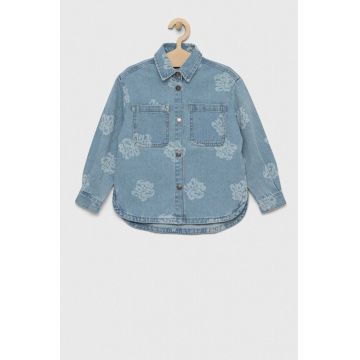 United Colors of Benetton camasa din denim pentru copii