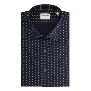 Camasa slim fit cu imprimeu grafic