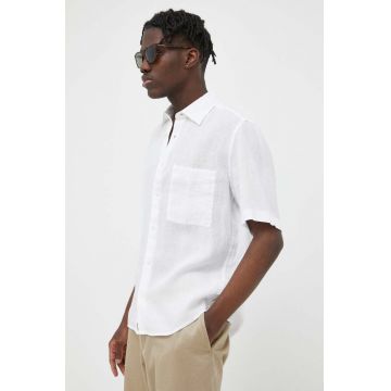 Marc O'Polo camasa de in culoarea alb, cu guler clasic, regular