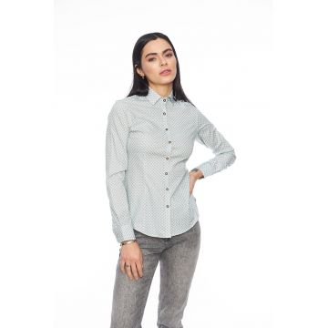 Camasa slim fit cu model