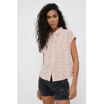Pepe Jeans camasa Blina femei, culoarea portocaliu