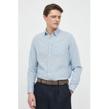 Pepe Jeans camasa de in Parker Long cu guler clasic, regular