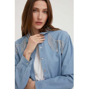 Answear Lab camasa femei, cu guler clasic, regular