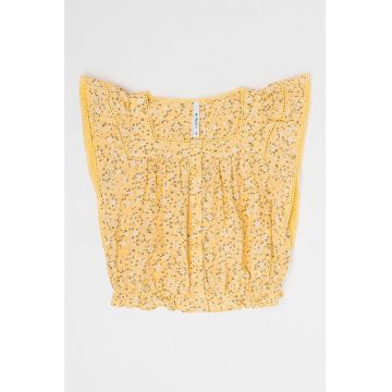 Camasa cu maneci scurte si model floral