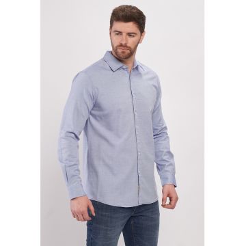 Camasa de bumbac cu model micro