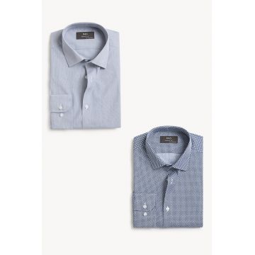 Set de camasi regular fit - 2 piese