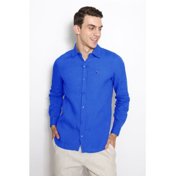 Camasa unisex de in cu logo brodat