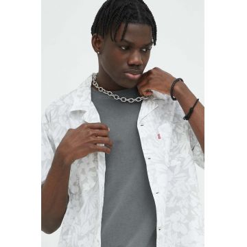Levi's camasa barbati, culoarea gri, relaxed