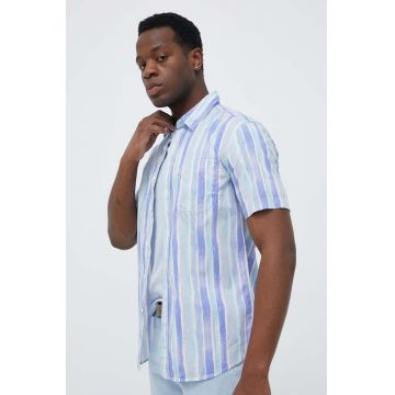 United Colors of Benetton camasa din bumbac barbati, cu guler clasic, regular