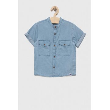 United Colors of Benetton camasa din denim pentru copii