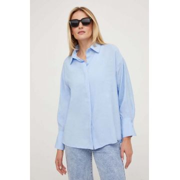 Answear Lab camasa femei, cu guler clasic, relaxed