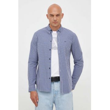 Armani Exchange camasa din bumbac barbati, cu guler button-down, regular