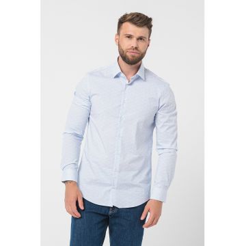 Camasa slim fit cu logo