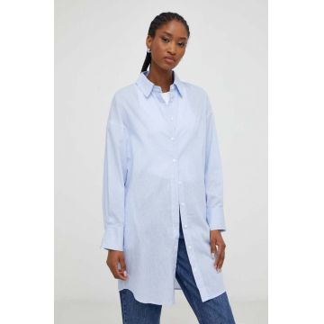Answear Lab cămașă din bumbac mini, oversize