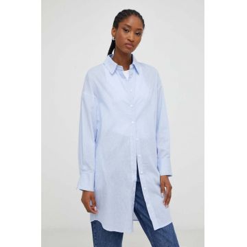 Answear Lab cămașă din bumbac mini, oversize Answear Lab cămașă din bumbac mini, oversize