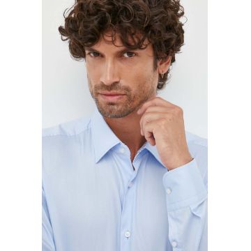 BOSS camasa din bumbac barbati, cu guler clasic, slim