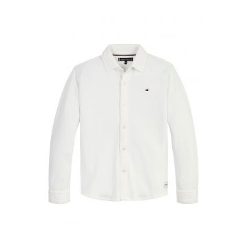 Camasa din bumbac organic cu logo discret