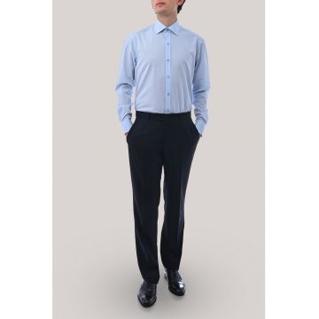 Camasa regular fit cu guler ascutit