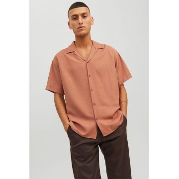 Camasa relaxed fit cu maneci cazute