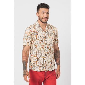 Camasa relaxed fit cu model Ellino