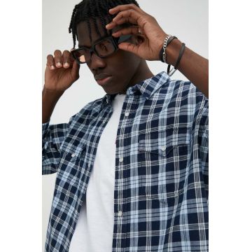 Levi's camasa din bumbac barbati, cu guler clasic, relaxed
