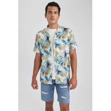 Camasa cu imprimeu tropical