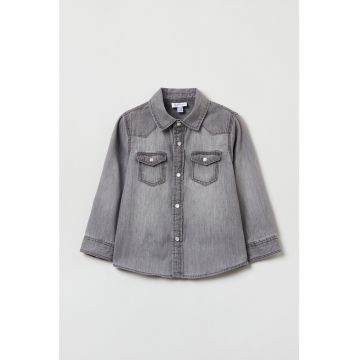 Camasa de denim cu capse