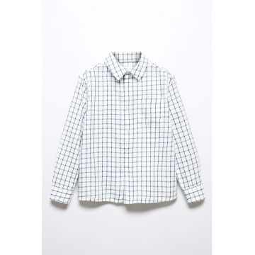 Camasa slim fit cu model in carouri Miquel