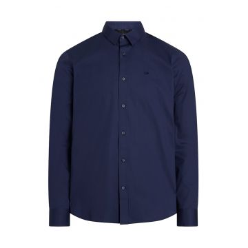 Camasa slim fit din amestec de bumbac organic